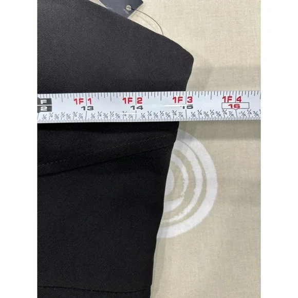 Clover & Sloane Black Fit & Flare Mini Dress Spaghetti Strap Women's Small NWT - Picture 10 of 12